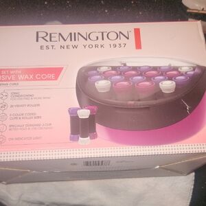Remington Hair Setter with Purple and Pink Rollers